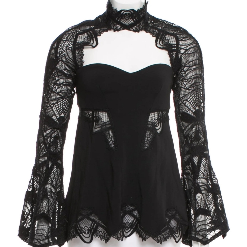 Jonathan Simkhai Guipure Lace Top
Black 0